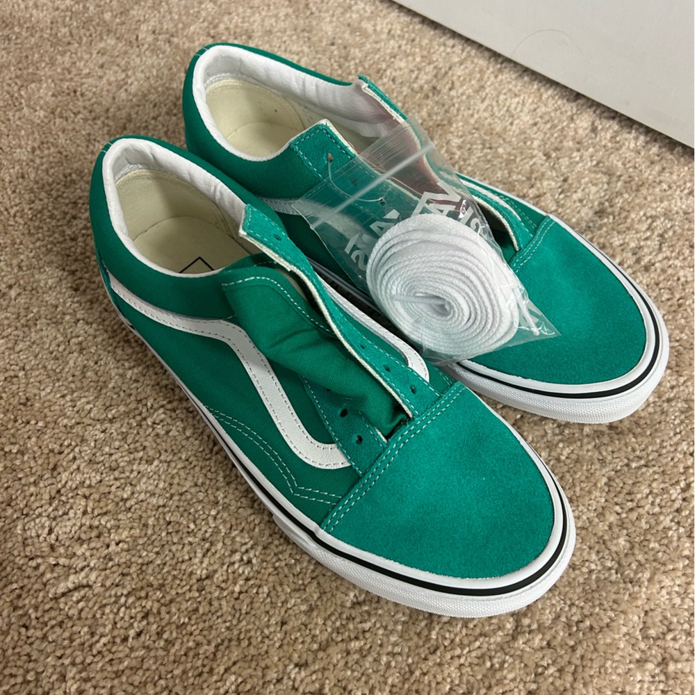 Teal vans